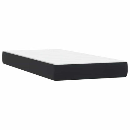 Boxspringbed met matrassen 180x220 cm fluweel zwart