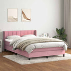 Boxspring met matras 160x210 cm roze