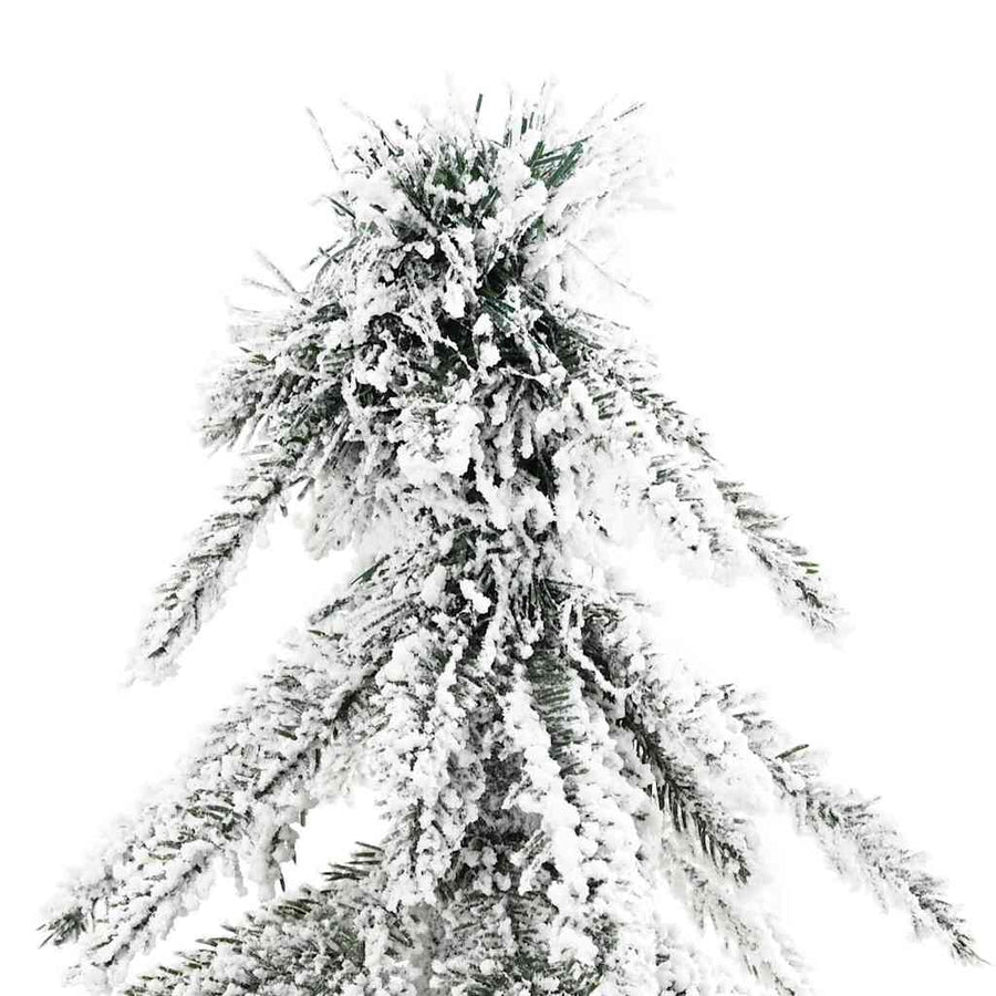 Kunstkerstboom Wit 86 x 86 x 210 cm Polyethyleen en Metaal