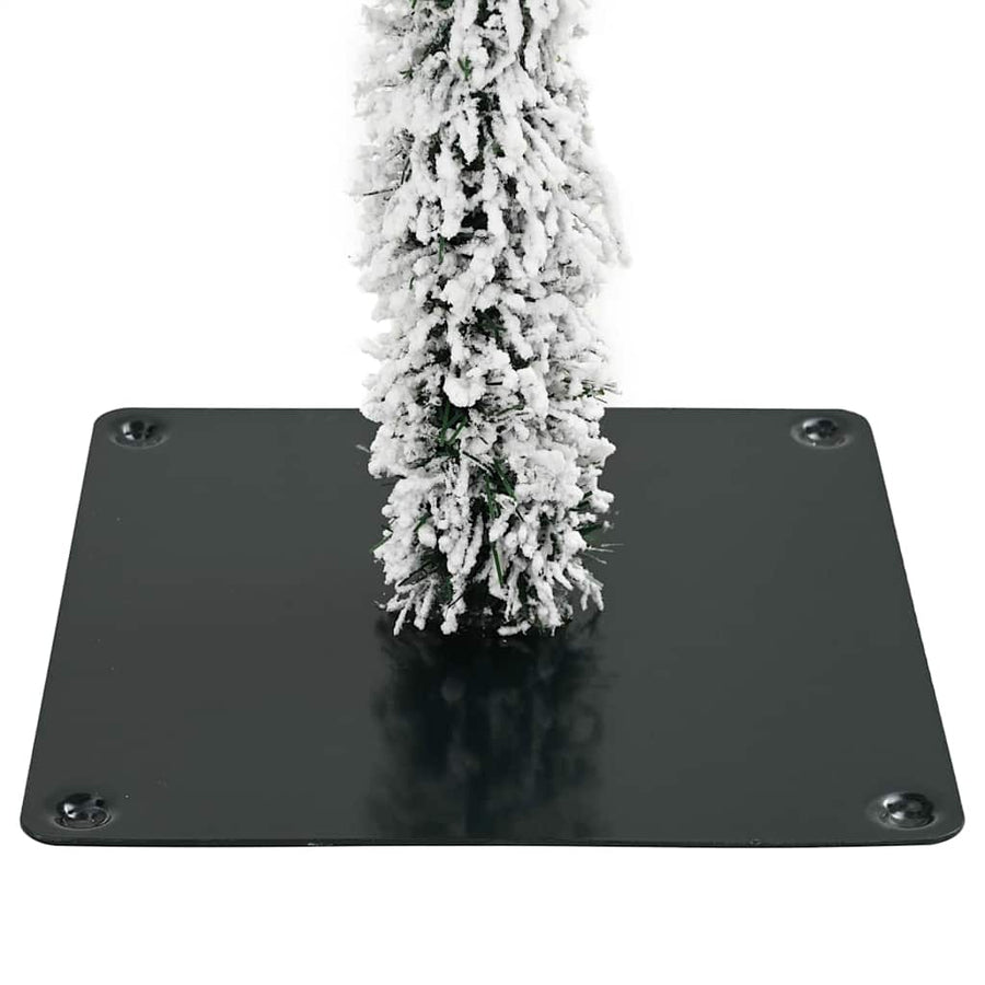 Kunstkerstboom Wit 86 x 86 x 210 cm Polyethyleen en Metaal