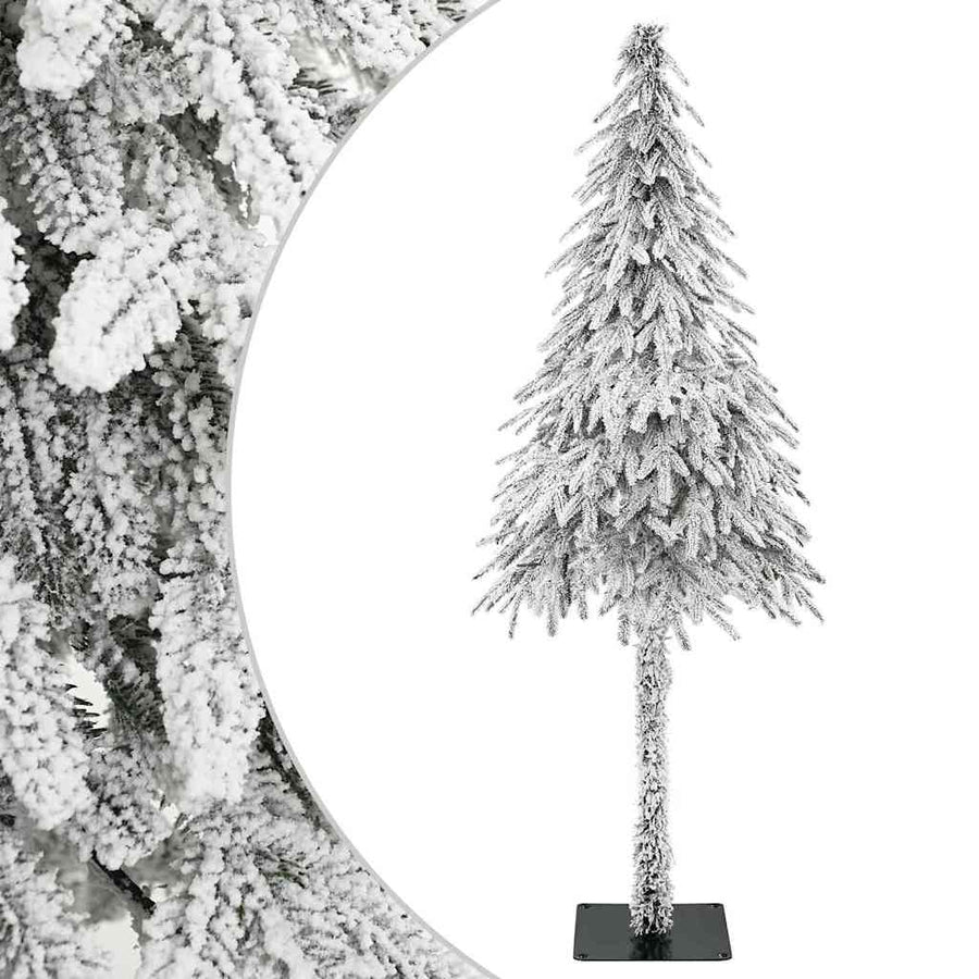 Kunstkerstboom Wit 86 x 86 x 210 cm Polyethyleen en Metaal