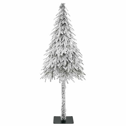 Kunstkerstboom Wit 86 x 86 x 210 cm Polyethyleen en Metaal