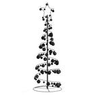 Kerstboom lichtkegel met kerstballen 100 LED's warmwitte 150 cm