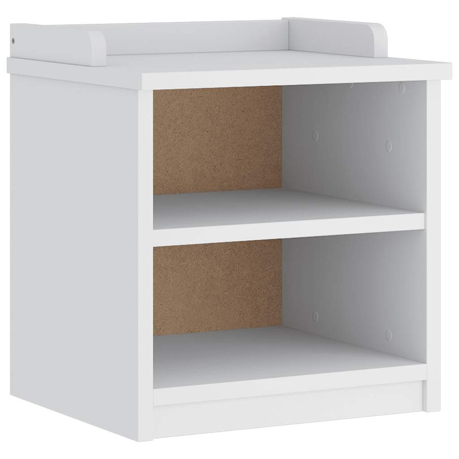 Gangbankje SANDNES wit 45x40x50 cm massief grenenhout