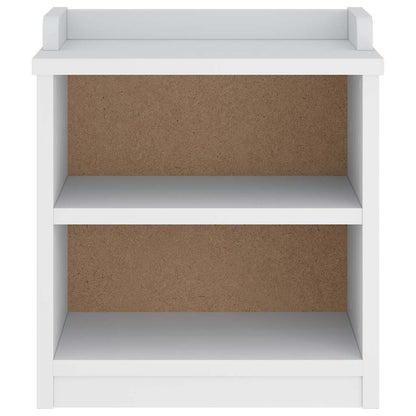 Gangbankje SANDNES wit 45x40x50 cm massief grenenhout