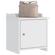 Hallway bench SANDNES white 45x40x50 cm solid pine wood