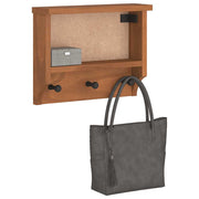 Wall coat rack SANDNES 45x12x35 cm solid pine