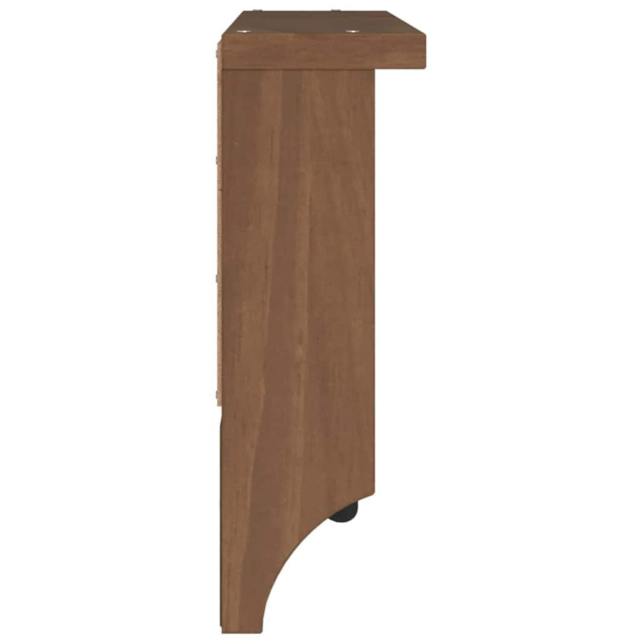 Wandkapstok SANDNES 45x12x35 cm massief grenenhout