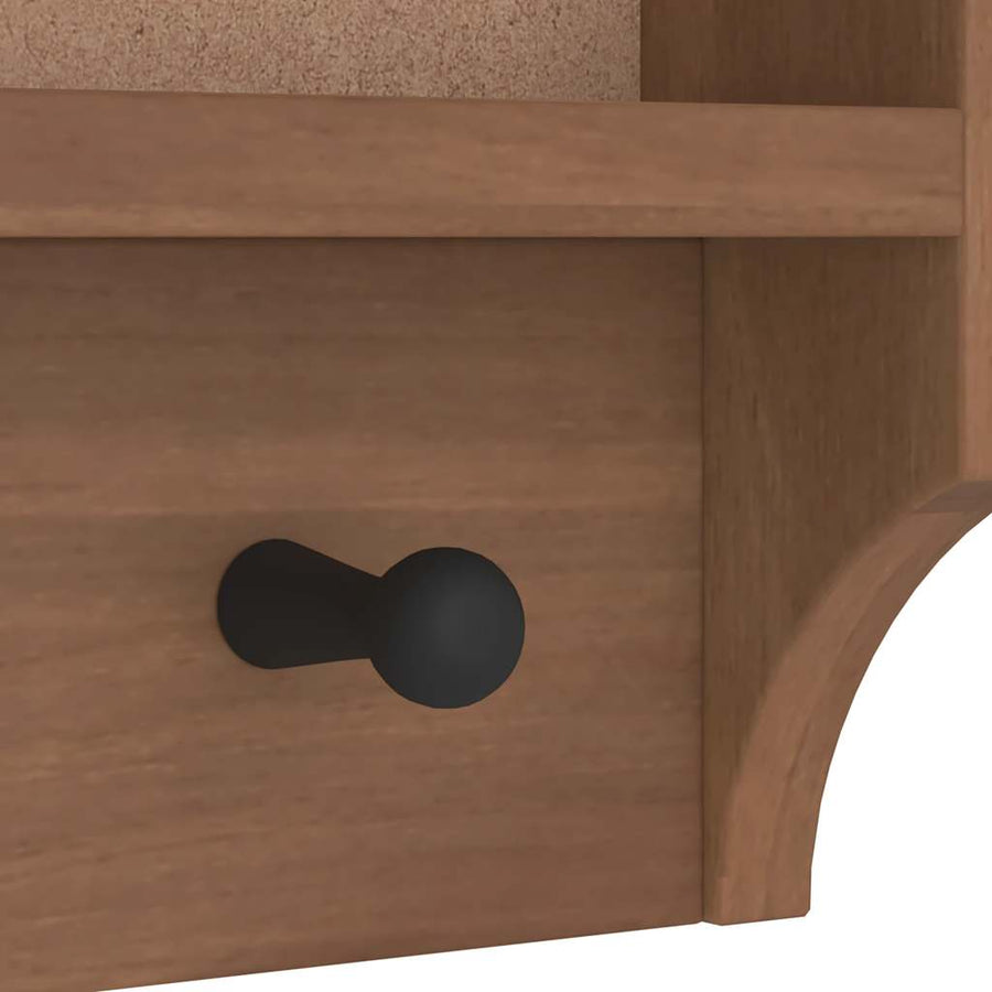 Wandkapstok SANDNES 45x12x35 cm massief grenenhout