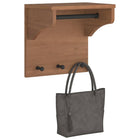 Wall coat rack SANDNES 43x30x42 cm solid pine