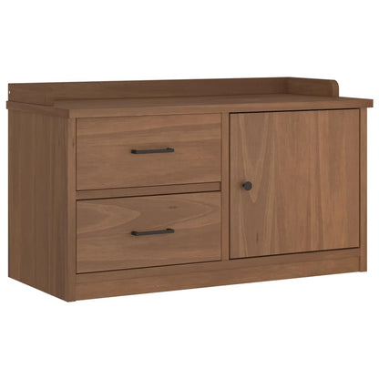 Gangbankje SANDNES 87x40x50 cm massief grenenhout