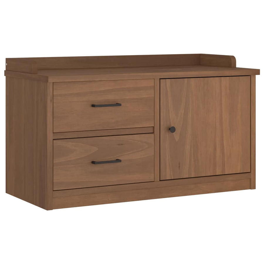 Gangbankje SANDNES 87x40x50 cm massief grenenhout