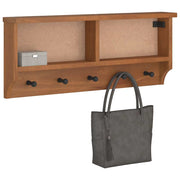 Wall coat rack SANDNES 87x12x35 cm solid pine
