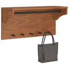 Wall-mounted coat rack SANDNES 87x30x42 cm solid pine