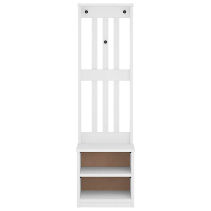 Halboom SANDENS wit 45x40x159,5 cm massief grenenhout