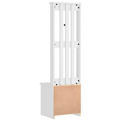 Halboom SANDENS wit 45x40x159,5 cm massief grenenhout