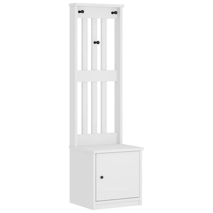 Halboom SANDENS wit 45x40x159,5 cm massief grenenhout