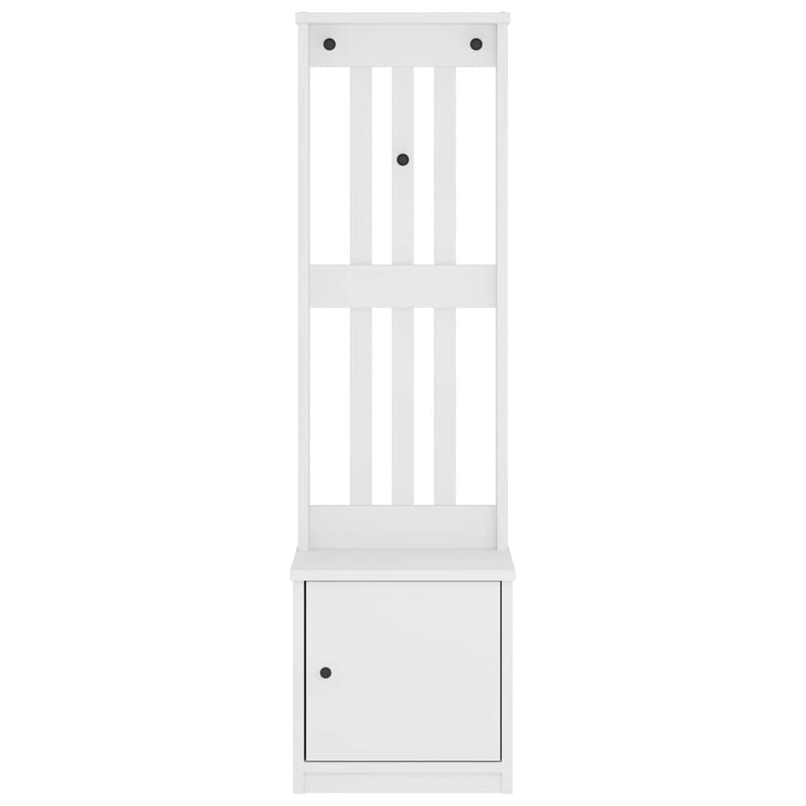 Halboom SANDENS wit 45x40x159,5 cm massief grenenhout