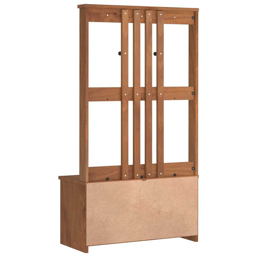 Kapstok SANDNES 87x40x159,5 cm massief grenenhout