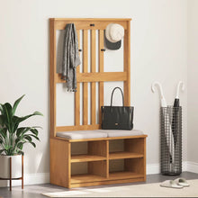 Kapstok SANDNES 87x40x159,5 cm massief grenenhout
