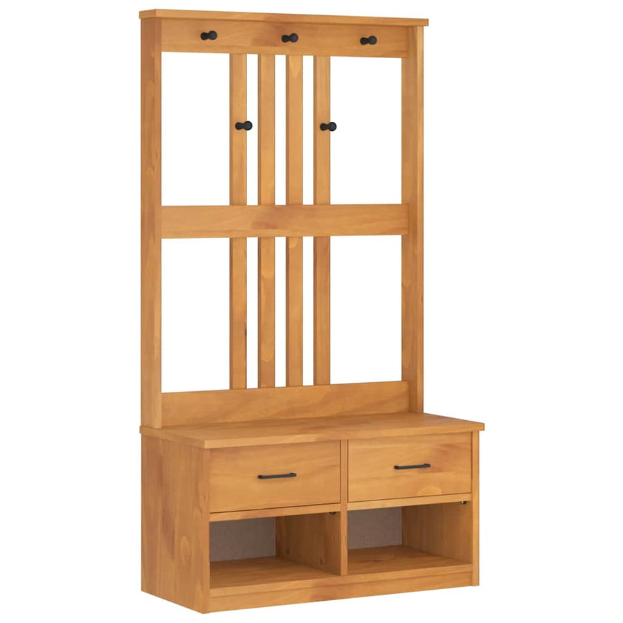 Halboom Sandnes 87X40X159,5 Cm Massief Grenenhout 87 x 40 x 159.5 cm