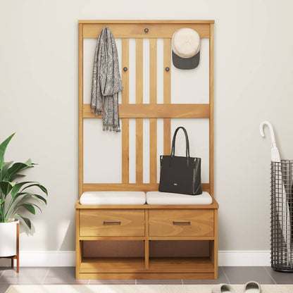 Halboom Sandnes 87X40X159,5 Cm Massief Grenenhout 87 x 40 x 159.5 cm