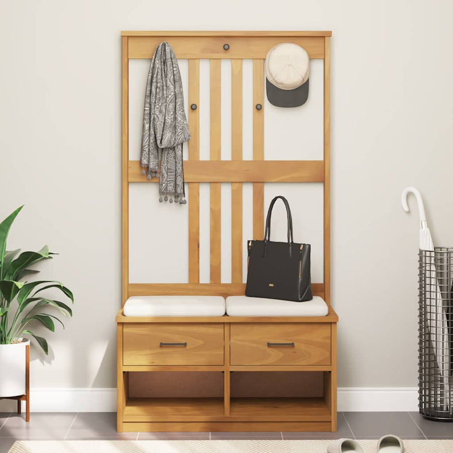 Halboom Sandnes 87X40X159,5 Cm Massief Grenenhout 87 x 40 x 159.5 cm