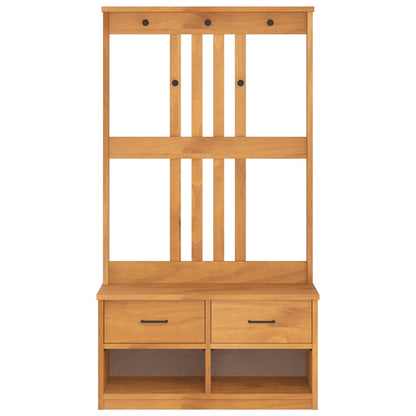 Halboom Sandnes 87X40X159,5 Cm Massief Grenenhout 87 x 40 x 159.5 cm