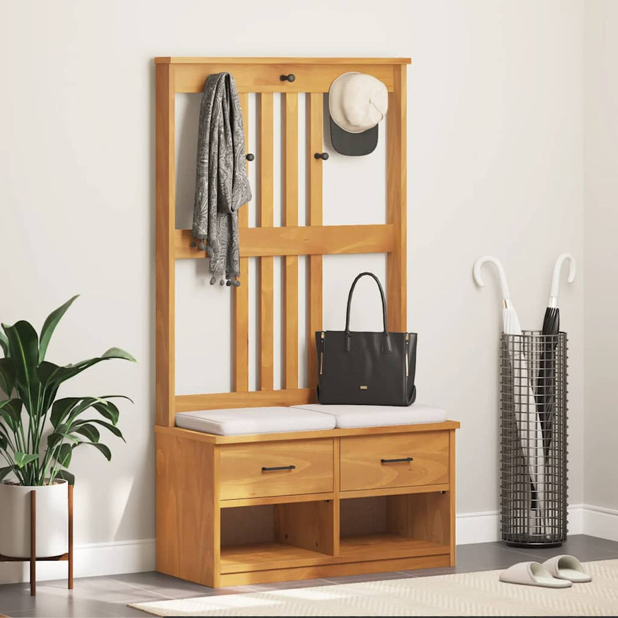 Halboom Sandnes 87X40X159,5 Cm Massief Grenenhout 87 x 40 x 159.5 cm