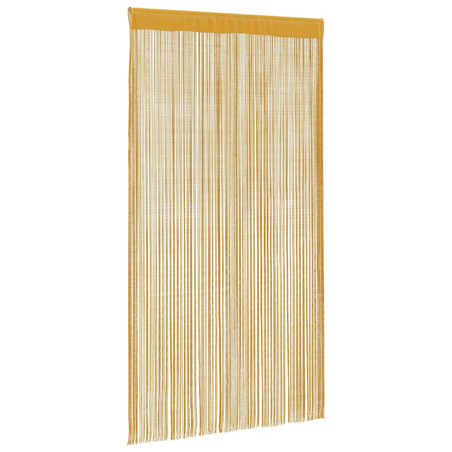 Koordgordijnen 2 st 100x250 cm goudkleurig