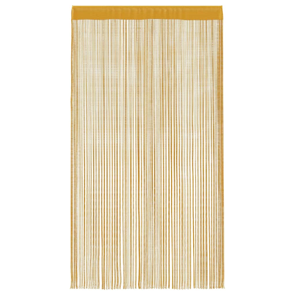 Koordgordijnen 2 st 100x250 cm goudkleurig