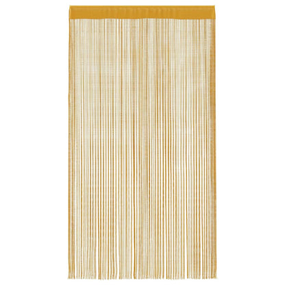 Koordgordijnen 2 st 100x250 cm goudkleurig