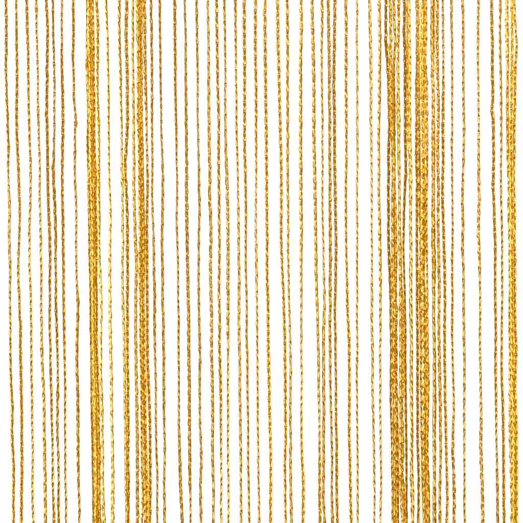 Koordgordijnen 2 st 100x250 cm goudkleurig