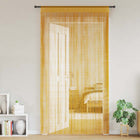 String curtains 2 pcs 100x250 cm gold-colored