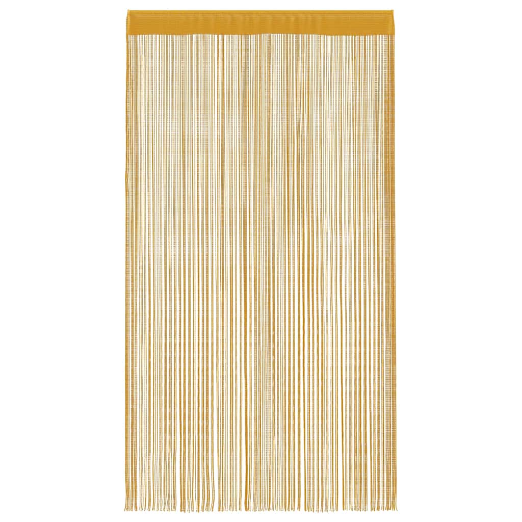 Koordgordijnen 2 st 140x250 cm goudkleurig