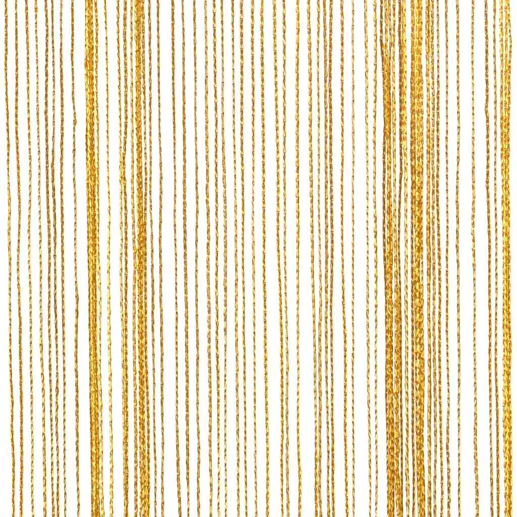 Koordgordijnen 2 st 140x250 cm goudkleurig