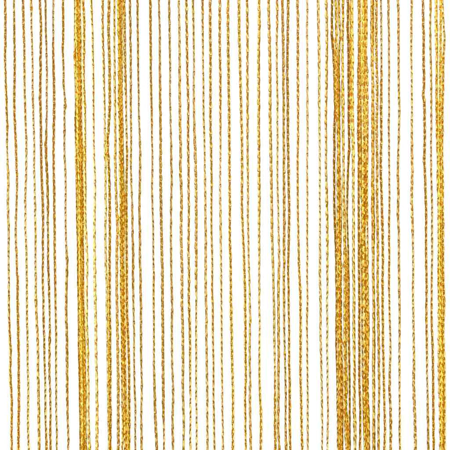 Koordgordijnen 2 st 140x250 cm goudkleurig