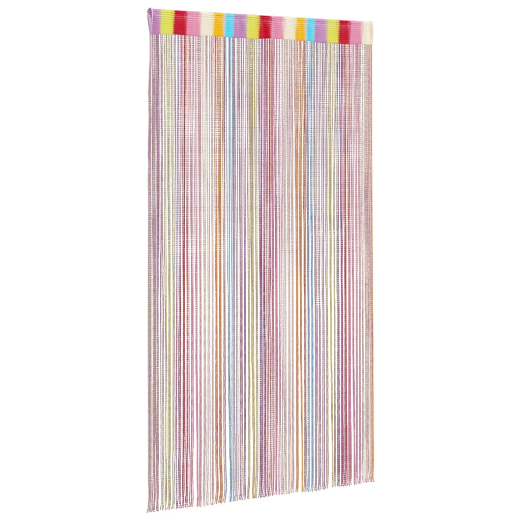 Koordgordijnen 2 st Veelkleurig 100x250 cm