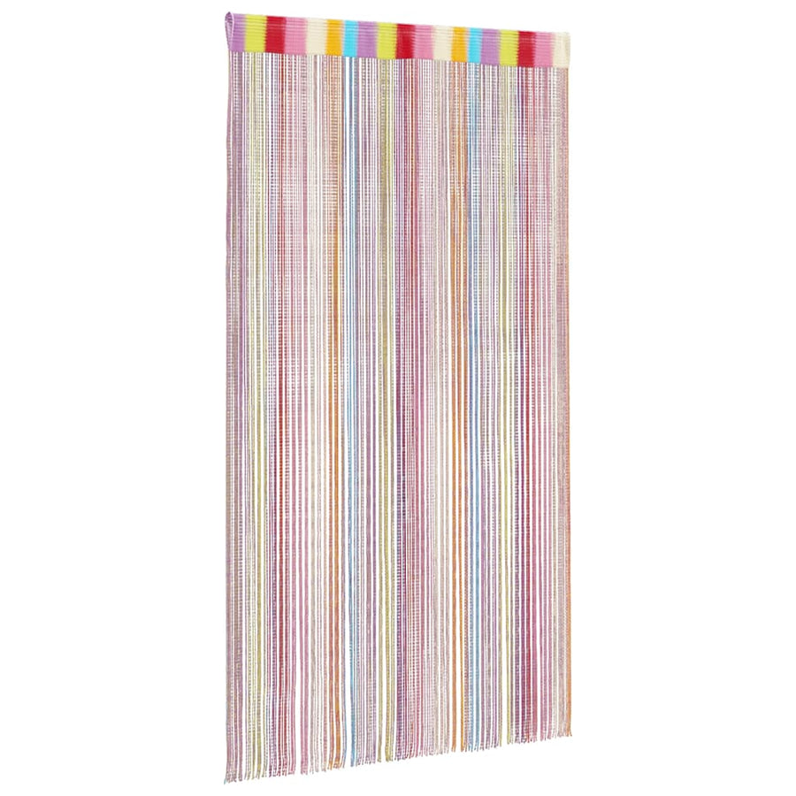 Koordgordijnen 2 st Veelkleurig 100x250 cm
