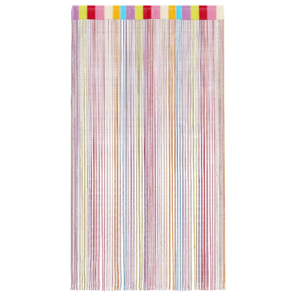 Koordgordijnen 2 st Veelkleurig 100x250 cm