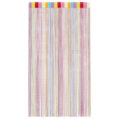 Koordgordijnen 2 st Veelkleurig 100x250 cm
