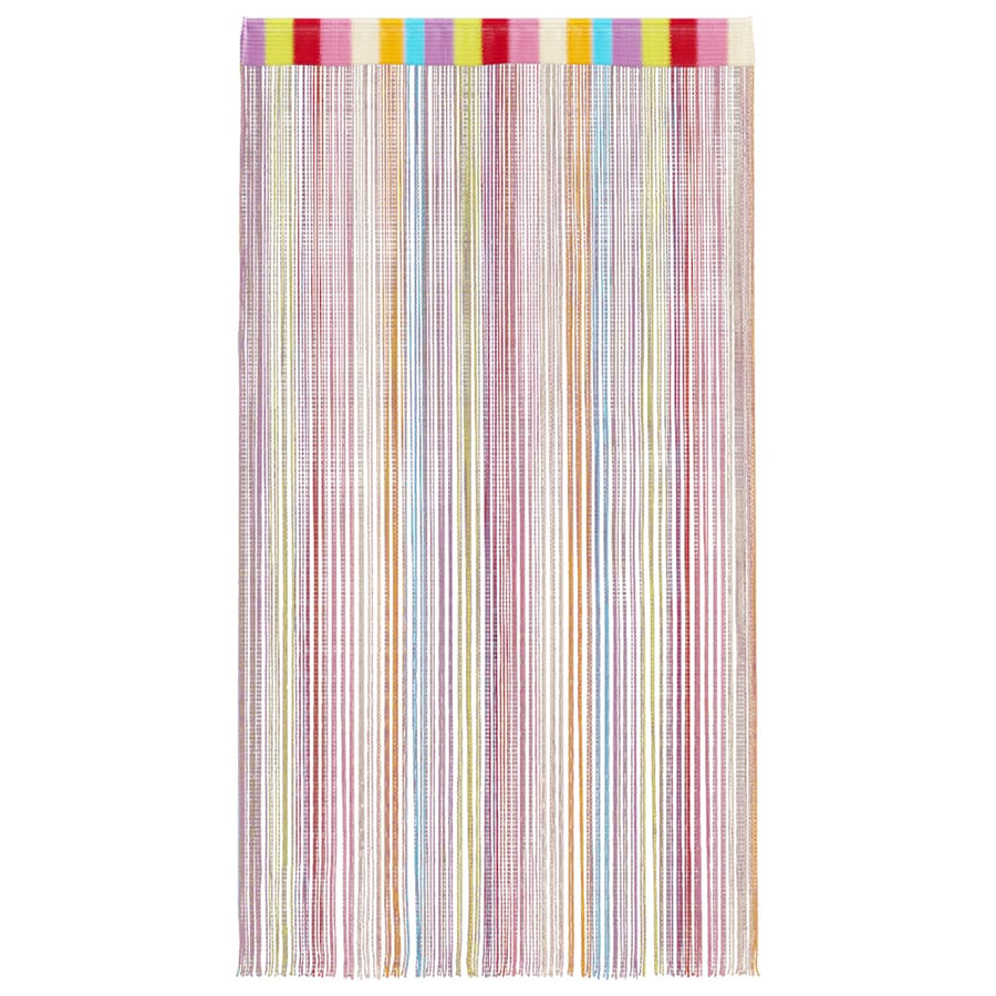 Koordgordijnen 2 st Veelkleurig 100x250 cm