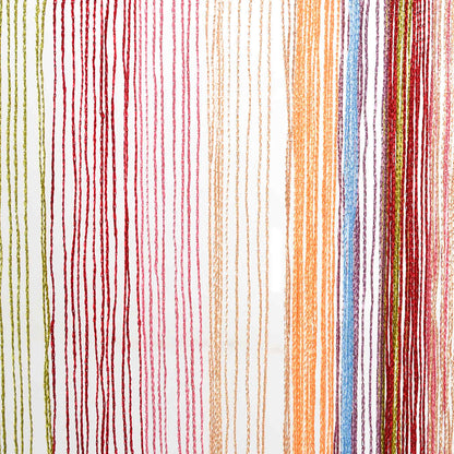 Koordgordijnen 2 st Veelkleurig 100x250 cm
