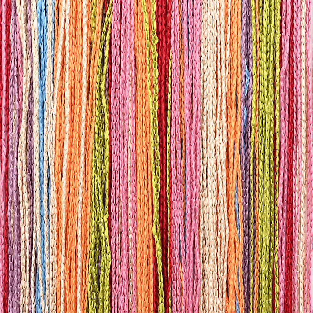 Koordgordijnen 2 st Veelkleurig 100x250 cm
