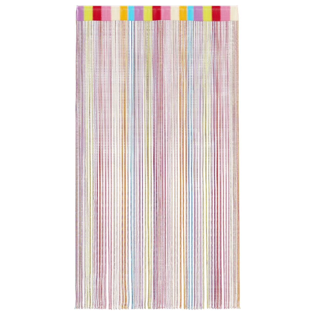 Koordgordijnen 2 st Veelkleurig 140x250 cm