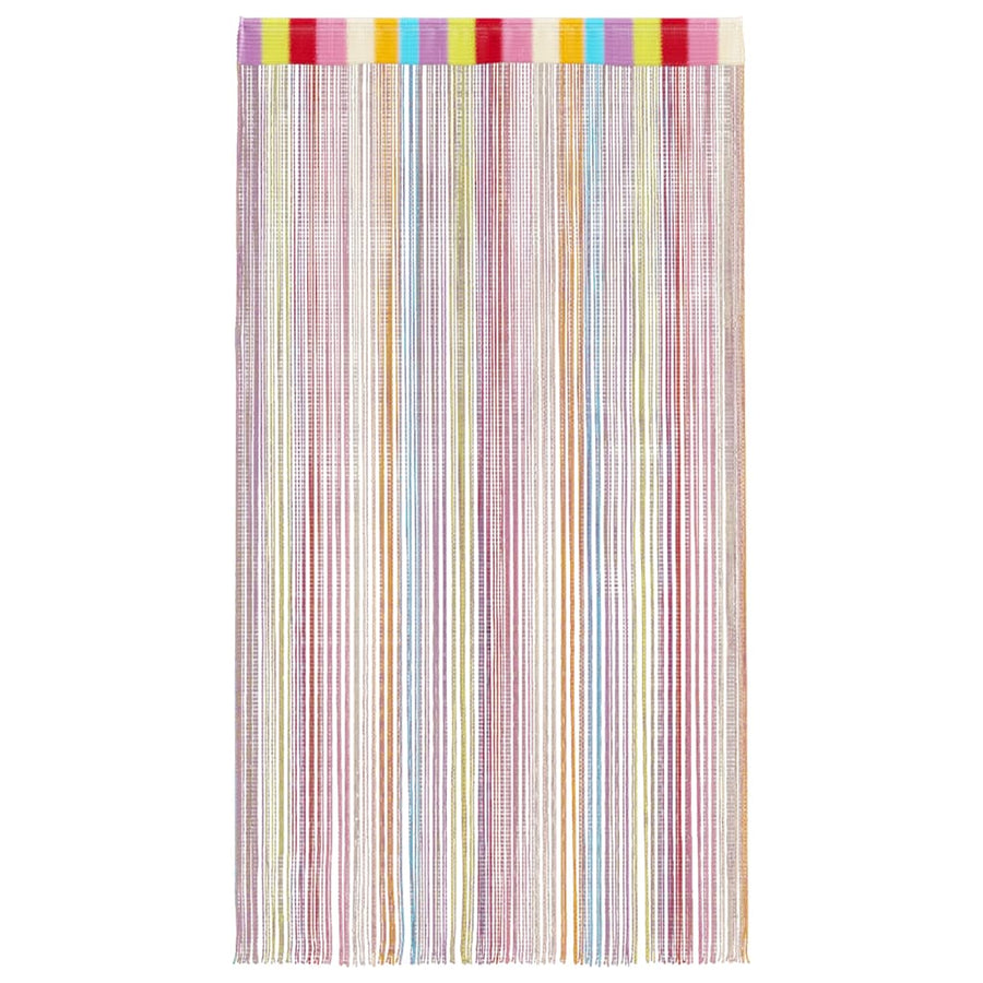 Koordgordijnen 2 st Veelkleurig 140x250 cm