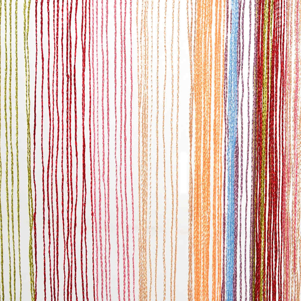 Koordgordijnen 2 st Veelkleurig 140x250 cm