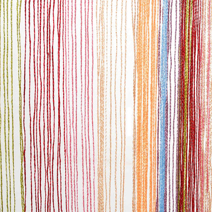 Koordgordijnen 2 st Veelkleurig 140x250 cm