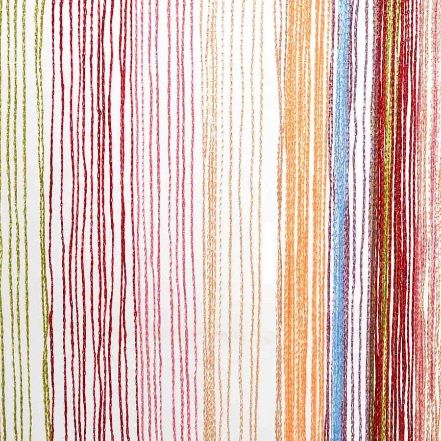 Koordgordijnen 2 st Veelkleurig 140x250 cm