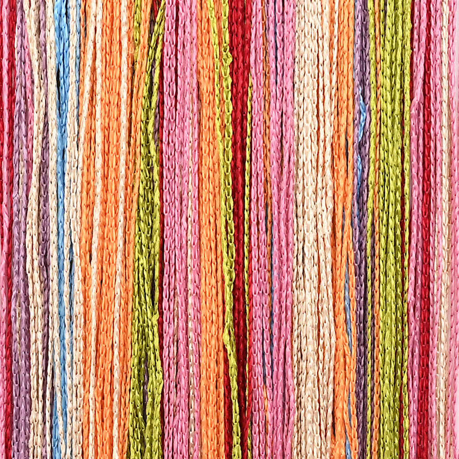 Koordgordijnen 2 st Veelkleurig 140x250 cm